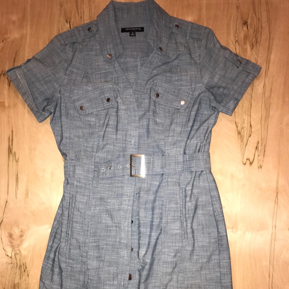 Grey Shirt Dress